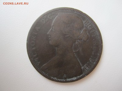 1 пенни 1862 года Великобритании - 1 пенни 1862 года Великобритании. Аверс..JPG