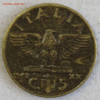 С РУБ. ФАШИСТСКАЯ ИТАЛИЯ 5с 1942г.  до 24.01 в 22-00 - IMG_0620