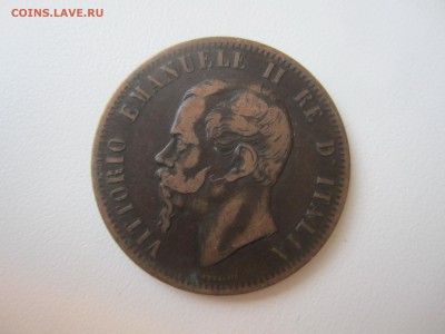 Италия, 10 чентезимо 1867 с 50 руб. до 21.12.18 20.00МСК - 10 чентезимо 1867 года Италии. Реверс..JPG