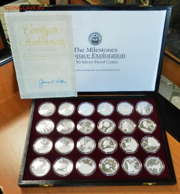 Набор 50 долл. серебряных монет. Маршалловы острова. Космос. - DSCN7099.JPG