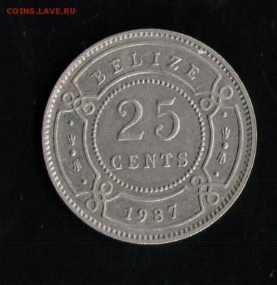 БЕЛИЗ 25 ЦЕНТОВ 1987 - 17 001