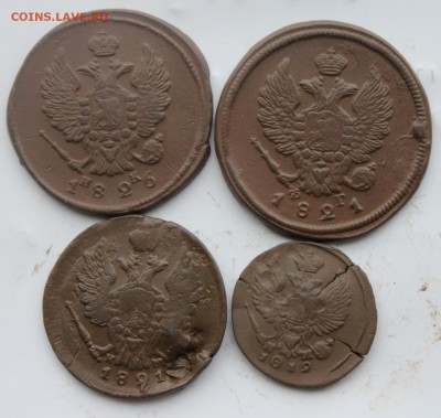 2к 1821;1826; 1к 1821;1823 ; Деньга 1818 + 3 коп1870 21.01 - IMG_0947.JPG