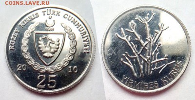 Турецкая Республика Северного Кипра 25 куруш 2010 до 25.01 - 72689375