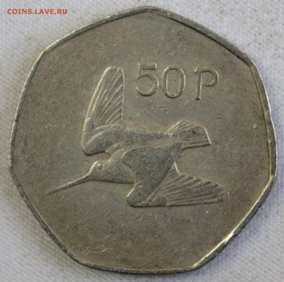 С РУБ.ИРЛАНДИЯ 50 пенсов  1978г.ВАЛЬДШНЕП до 25.01 в 22 - IMG_0631