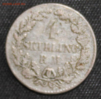 С РУБ.ДАНИЯ 4 скиллинга 1869г. ХРИСТИАН-IX до 25.01 в 22-00 - IMG_0689