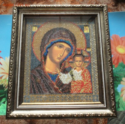 Икона Богородица Казанская (бисер) - DSC03282.JPG