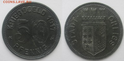 Нотгельды Германии. Обзорная тема. - 50 пф. 1917г. Огхлис.JPG