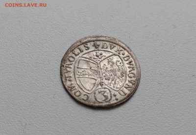 Австрия Тироль 3 крейцера 1656 до 22-00 23.01 - 2