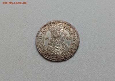 Австрия Тироль 3 крейцера 1656 до 22-00 23.01 - 1