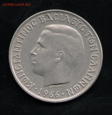 ГРЕЦИЯ 5 ДРАХМ 1966 - 18 001
