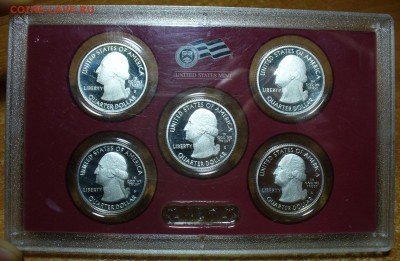 Набор монет 2010 года Quarter dollar - P1450306.JPG