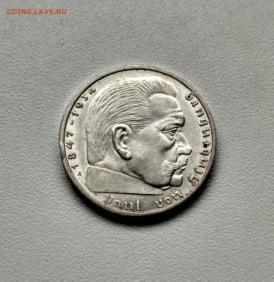 РЕЙХ,2 марки 1939А(Гинденбург)!до 23.01.2016 - фото 20  января 2018 015