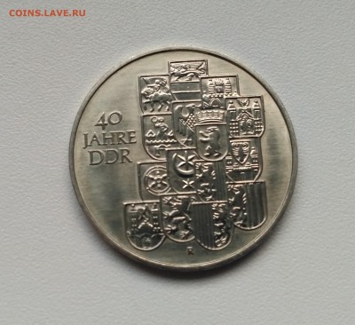 ГДР,10 марок 1989г(40 лет образования ГДР)!до 22.01.2018 - фото 13  января 2018 113