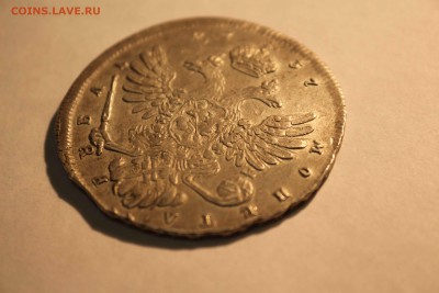 Рубль 1737 года на оценку - 1