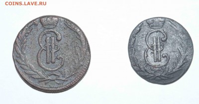 Копейка и деньга 1771 Сибирь оценка - 2