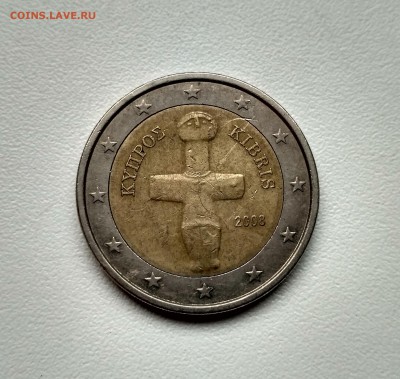 КИПР,2 евро 2008г(биметалл)!до 21.01.2018 - фото 20  января 2018 019