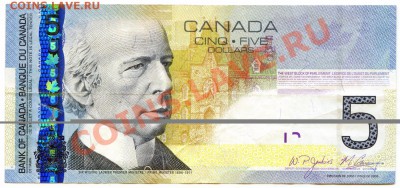 Поиск спортивных бон - Canada 5 dollars_2