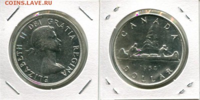 Канада 1$ 1954 регуляр. до 24.01.18 22-00 мск - Canada 1$ 1954-2