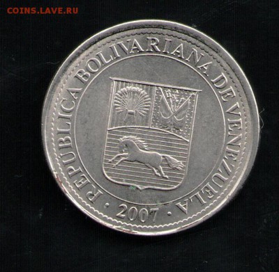 ВЕНЕСУЭЛА 50 СЕНТИМ 2007 - 4 001