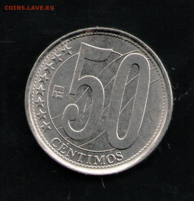 ВЕНЕСУЭЛА 50 СЕНТИМ 2007 - 3 001
