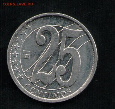 ВЕНЕСУЭЛА 25 СЕНТИМ 2007 - 5 001