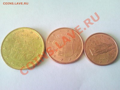 Сан-Марино, 2, 5, 50 евроцентов до 02.04.11, 22.00 мск - SNC00062
