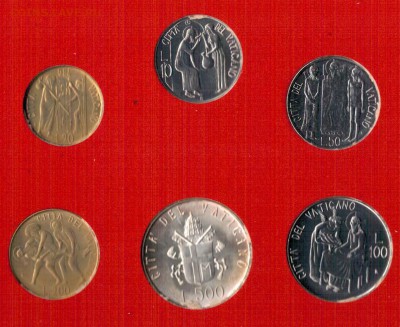ВАТИКАН НАБОР 1981 ДО 25.01.2018 В 22.00МСК (Е690) - 4-в81а