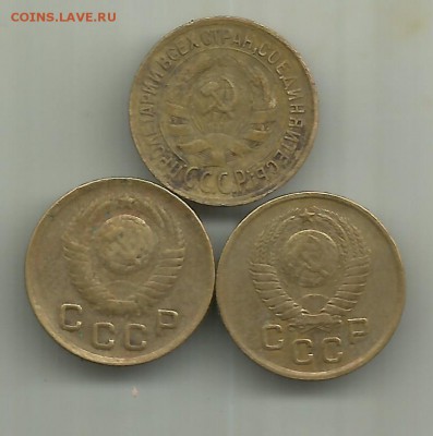 3 монеты 1 копейка 1928; 49; 57 короткий до 25.01.18 23:00 - 3 монеты 1 копейка ссср 1