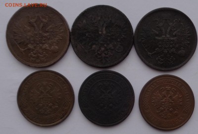 Копейка 1728г и 5 копеек 1727, 1860,62,63,68,70,75гг. - DSC04773.JPG