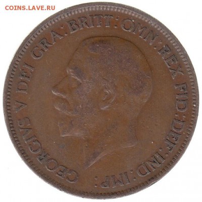 1 пенни Англия 1929 до 24.01 в 22.00 - 52-1