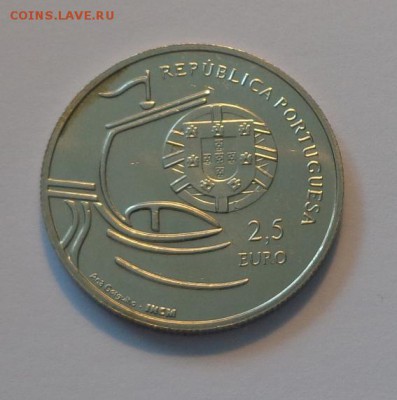ПОРТУГАЛИЯ - 2,5 евро 2011 УНИВЕРСИТЕТ КОРАБЛЬ 28.01, 22.00 - Португалия 2.5. евро 2011 100л Университету Лиссабона_2