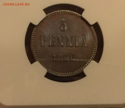 5 Пенни 1866 NGC MS63BN до 27 января в 22-00 мск - 26CC637D-7CFF-4B40-9303-EB1C69121C29