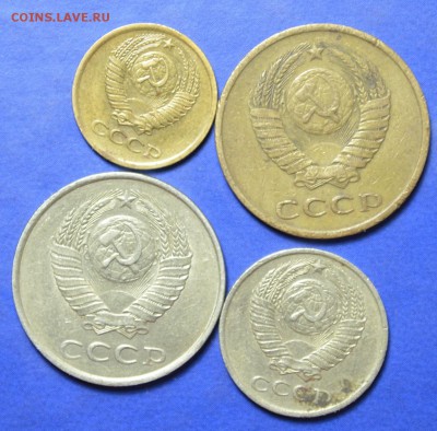 4 монеты 1980г. до 26.01.18. в 22.00 мск - 8,8