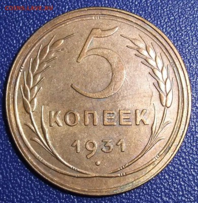 5 копеек 1931. До 28.01.18 в 21:30. - 5-31-vf+.JPG
