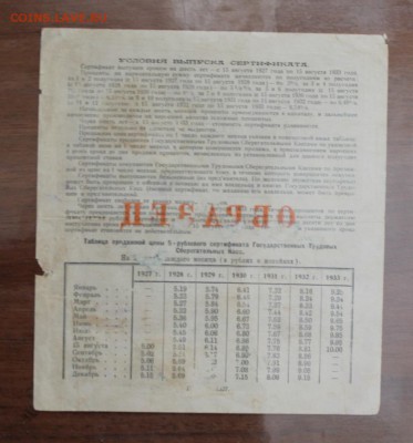 5 рублей 1927 год Образец на Оценку - IMG_1141.JPG