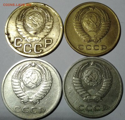 3 коп 1938,1961 20 коп 1977,1981 - Разновиды 24.01 22.00 - 20180119_205356