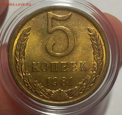 5 КОПЕЕК 1981г UNC яркий шт блеск - на сутки - IMG_20180122_210238.JPG