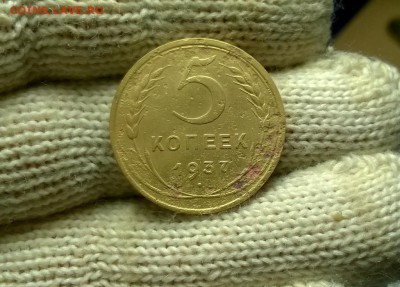 5 копеек 1937 года до 26.01 - WP_20180122_19_22_18_Pro
