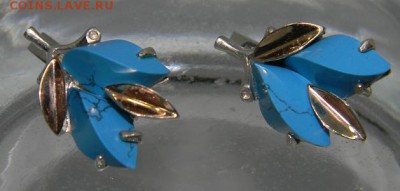 Комплект из серебра 875 проба с бирюзой - DSCN3779.JPG