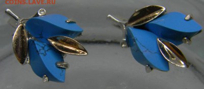 Комплект из серебра 875 проба с бирюзой - DSCN3778.JPG