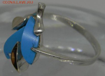Комплект из серебра 875 проба с бирюзой - DSCN3777.JPG