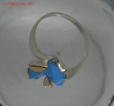 Комплект из серебра 875 проба с бирюзой - DSCN3775.JPG