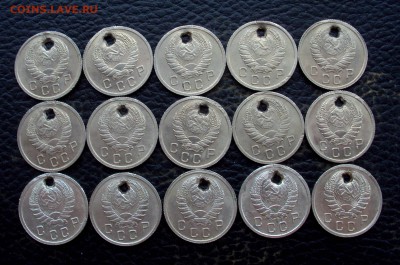 10коп 1937г 15шт в блеске с монисты на оценку - DSC08336