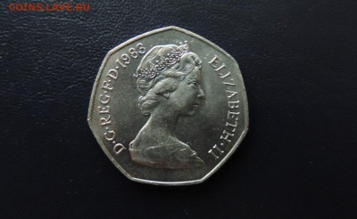 ВЕЛИКОБРИТАНИЯ 50 пенсов 1983г., ДО 27.01. - GB 50 пенсов 1983 г В..JPG