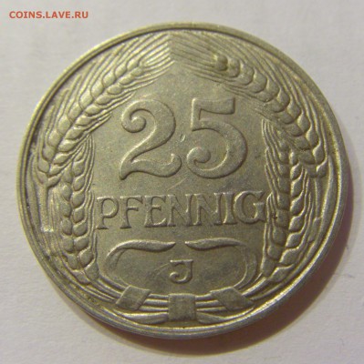25 пфеннигов 1910 J Германия №1 29.01.2018 22:00 МСК - CIMG0409.JPG