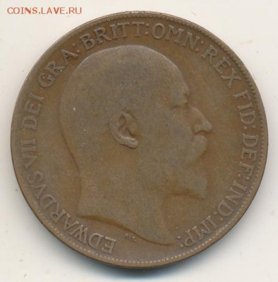 Великобритания, 1 пенни 1897-1917 до 27.01.18, 22:30 - #И-151-r