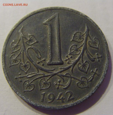 1 крона 1942 Богемия и Моравия №1 30.01.2018 22:00 МСК - CIMG0706.JPG