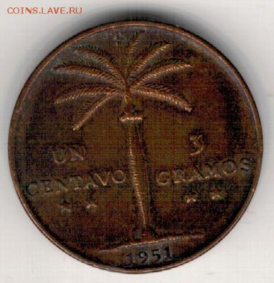 Доминиканская р-ка сентаво 1951 до 29.01.18 в 22.00 (Е634) - 4-2д1а