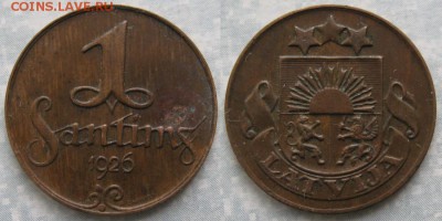 Латвия 1 сантим 1926: до 31-01-18 в 22:00 - Латвия 1 сантим 1926    170-ак13-3860