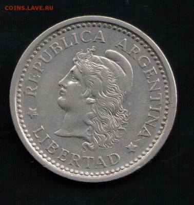 АРГЕНТИНА 1 ПЕСО 1959 - 10 001